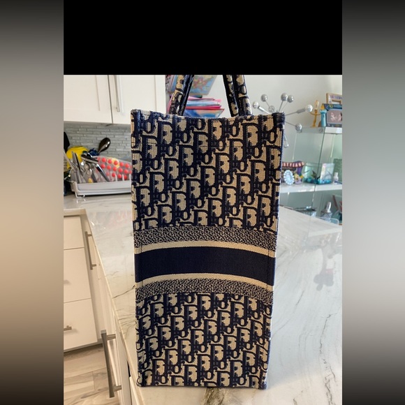 Lightly used large size Christian Dior Tote with dust bag - Picture 7 of 16
